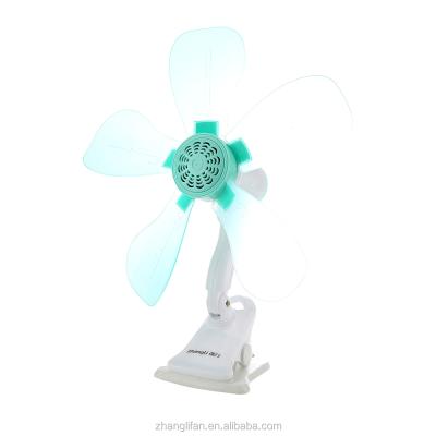 China 2021 Wholesale Household New Arrival Factory Transparent 5 Blades Clip Mini Portable Cute Fan for sale