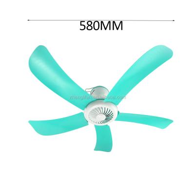 China China Foldable Cheap Price Energy Saving Mini AC Electric Plastic 110V Ceiling Fan With Retractable Blades for sale