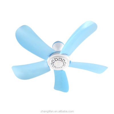 China China Foldable Cheap Price Energy Saving Mini AC 220volt Electric Plastic Ceiling Fan for sale