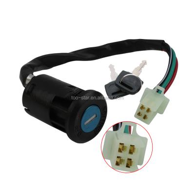 China Ignition Switch Key ATV Ignition Switch Key 4 Wire For 50 70 90 110 125 150 200 250 cc TaoTao SUNL for sale