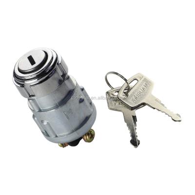 China Flush Ignition Switch Key Universal 423 Ignition Switch Key Lock Mount 12V 2-Key 3 Position On Start for sale