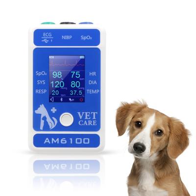 China AM6100 Veterinary Patient Monitor Monitor Medical Clinic Equipment For Animal Portable AM6100 for sale