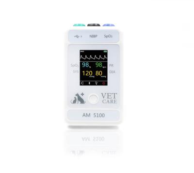 China AM5100 Animal and Veterinary Equipment Blood Pressure and Pulse Oximeter Monitor AM5100 for sale