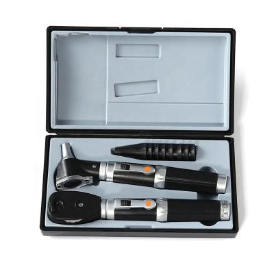 China HS-OTP10B-1 Medical Metal Rechargeable Set Spatula Set Ear Nose Steel Diagnostic Otoscope for sale