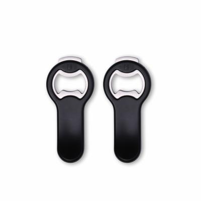 China Amazon Best Environmental 2 Pcs Selling Pop Can Opener Magnetic Cap Catcher Avoid Loss Stick To Fridge Bar Bottle Beer Opener for sale