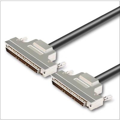 China Industrial Equipment HPDB 100Pin Male To Screw Male Cable Assembly, SCSI II 100 Pin Cable, MDR 100Pin Male Cable, L=1M for sale