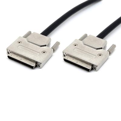 China Industrial Equipment VHDCI 68Pin Male To Male Cable, VHDCI 68 Pin Cable, L=1M for sale