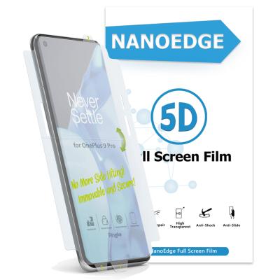 China Blue Mobile Phone New Products 5D Full Coverage TPU Film 1+ Screen Protector For Oneplus 10 pro 1+9 1+8 Cell Phone Screen Film for sale