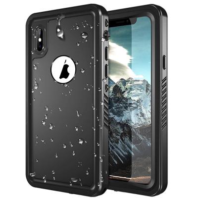 China High Full Body 360 Degree Underwater Shockproof Protective Rugged Snowproof IP68 Waterproof Case For iPhone X XS for sale