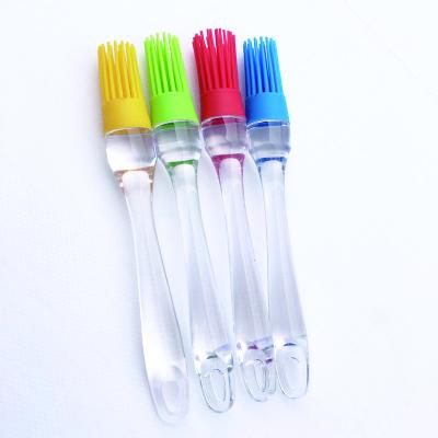 China Sustainable Portable Heat Resistance Pastry Bakeware GRILL Oil Brush Silicone Basting Brush for sale