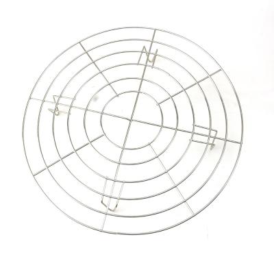 China Sustainable Kitchen Grate Small Flat Round Steaming Rack for sale