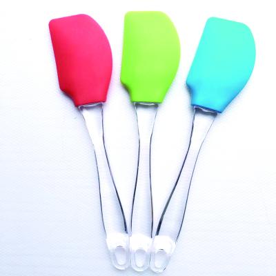 China Viable Cheap Silicone Cooking Utensils Silicone Cookware Heat Resistant And Waterproof Scraper for sale