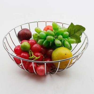 China European modern living room fruit storage basket kitchen metal fruit basket for sale