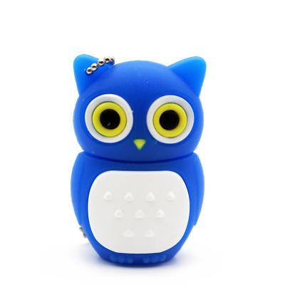 China PVC Cartoon Owl USB Memory Stick Pendrive 4GB 8gb 16gb 32gb 64GB USB Flash Drives JASTER Models for sale