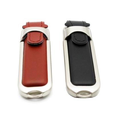 China JASTER Leather Brown/U-Stick usb 2.0 style memory pendrive black leather usb flash drive 4GB 8GB 16GB 32GB 64GB for sale