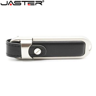 China JASTER Leather Leather Free USB 2.0 Flash Memory Pendrive U USB Drive Stick 4GB 8GB 16GB 32GB for sale