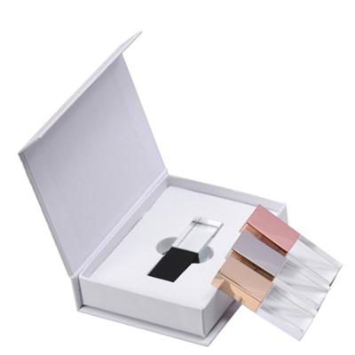 China JASTER 4GB 8GB 16GB 32GB 64GB 128GB USB 2.0 hot sale crystal usb pendrive flash drive with paper box for sale