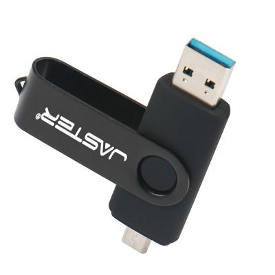 China Hot sale USB3.0 2 in1 OTG metal JASTER pendrive usb flash drive 16GB 32GB 64GB 128GB for PC phone laptop for sale