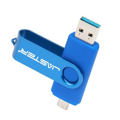 China Wholesale 64GB 32GB 16GB 8GB 4GB metal usb flash drive JASTER 2 in1 USB 3.0 OTG pendrive for Android phone/pc for sale