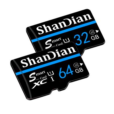 China Original SHAN DIAN Plastic High Speed ​​Memory Card 8GB 16GB 32GB 64GB 128GB SD Memory Card Ultra SD/TF Mini SD Card Plastic For Phone PC for sale