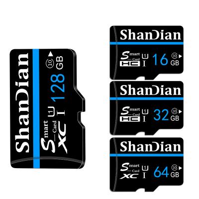 China Original SHAN DIAN Ultra SD Memory Card 128GB 64GB 32GB 32GB 16GB 8GB SD/TF Mini SD Card Plastic Smart Card Memory For Phone PC for sale