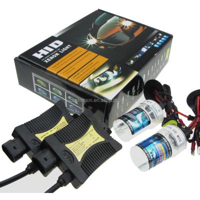 China HID kit 35w 55w xenon with super slim auto ballast h1 h3 h7 h9 6000k xenon conversion kit KL-HBK01 for sale