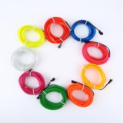 China Sewable and EL ligthing lighting sewable wire led flexible neon wire EL wire for sale