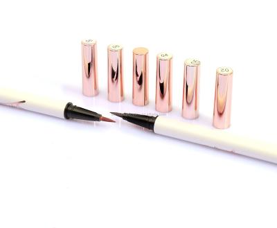 China Private label waterproof waterproof shimmer shinny blue pink green eyeliner pen for sale