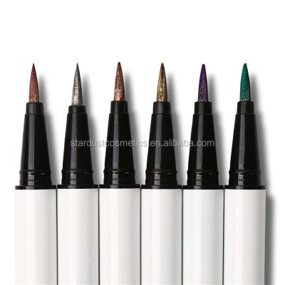 China Glitter Waterproof Shiny Different Color Waterproof Eyeliner Pencil for sale