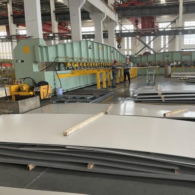 China Mill Edge 304 Stainless Steel Plate 10mm Weak Magnetic For Industrial Tanks for sale