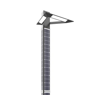 China Premium 360full Garden KLR Daytime Charging Vertical Solar Panel LFP Battery ZY2009G-led30w Solar Street Lights For Island Area for sale