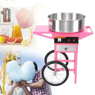 China DIY Electric Cotton Candy Machine Commercial Sourcing Electric Cotton Candy Floss Machine With Trolley for sale