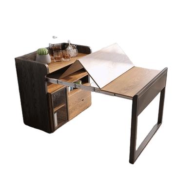 China Wall Foldable Customizable Expandable Wooden Folding Dining Table for sale