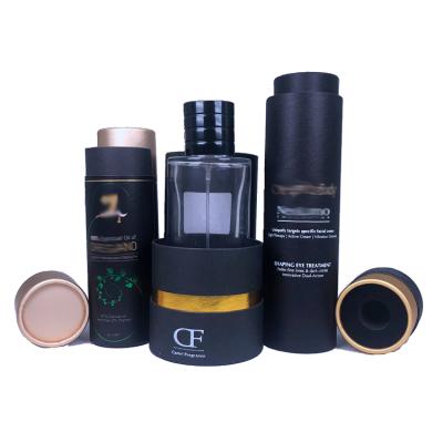 China Recyclable Luxury Round Cylinder Paper Box Around Tube Paper Cylinder 10ml Essential Oil Box Packaging Cylinder Round Shape Box for sale