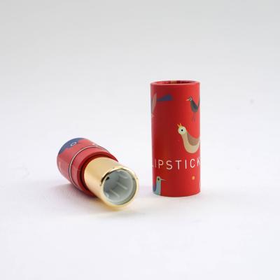 China Recycled Materials 4.5g Custom Fashionable And Eco-friendly Lip Balm Tube With Custom Printing Balm Tube for sale