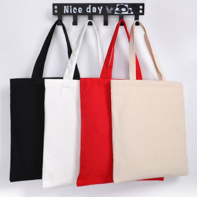 China Customized Logo Printed Shopping Bag Eco - Friendly Packaging Recycled Cotton Canvas Reusable Bag for sale