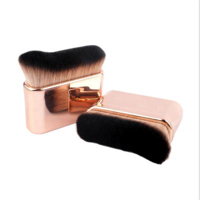 China Beauty Care Make Tools 2021 New Arrival Private Label Multifunctional Foundation Brush Shell Makeup Electroplating Brush for sale