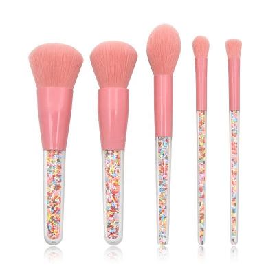 China Durable Personalized Makeup Brush Travel Set Candy Makeup Brushes for sale