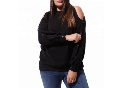 China Drop Shoulder Plus Size Clothing Sweater Round Neck Collar XS - XXL Size for sale