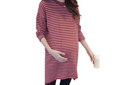 China Fashion Maternity Sweater Dress Computer Knitted Technics OEM / ODM Service for sale