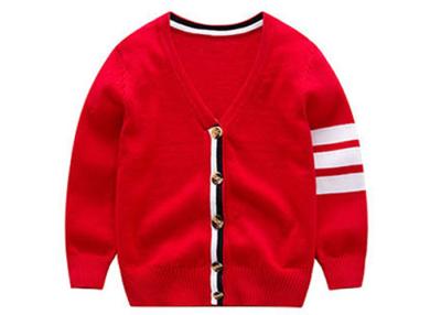 China Custom Standard Wool Toddler Boy Cardigan Sweaters ODM / OEM Accepted for sale