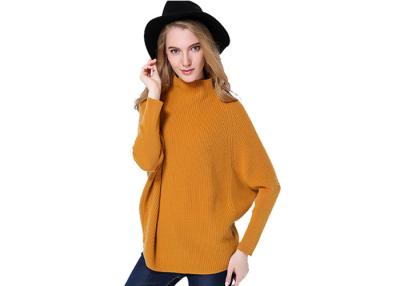 China Women Plus Size Pure Cashmere Sweaters Batwing Sleeve Design Pullover for sale