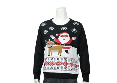 China Home Christmas Features Patterns Knitted Funny Xmas Sweater In Customized Size for sale