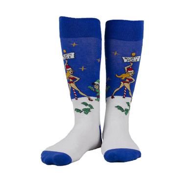 China Cotton And Acrylic Warm Winter Accessories Colorful Fancy Cozy Christmas Socks for sale