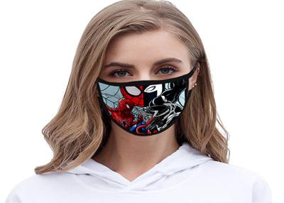 China 3D European Print Pattern Cloth Washable Face Mask Resuable Unisex Funny for sale