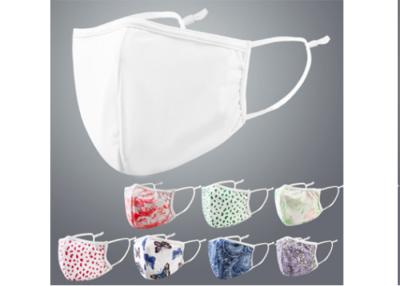 China Polyester Cotton Cycling Washable Print Pattern Face Mask With Adjustable Ear Loop for sale