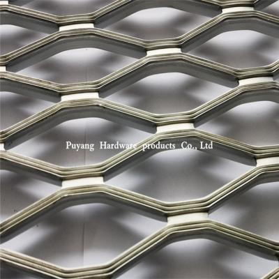 China Decorative Mesh Used for platform walking, handrails, building roof security grille, aluminum wire mesh for sale