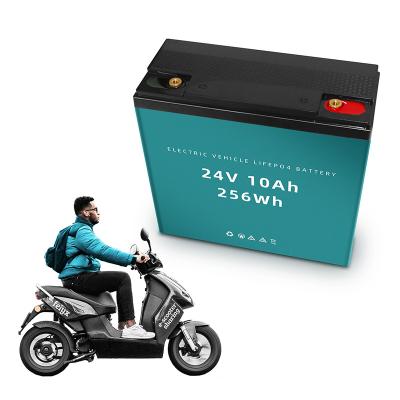 China Ycst-2410 E Bike Electric Vehicle Electric Vehicle Bicycle Scooter Ev Li-ion Lithium Iron Phosphate 24v 10ah Battery Pack Built-in Bms 180*76*165mm for sale