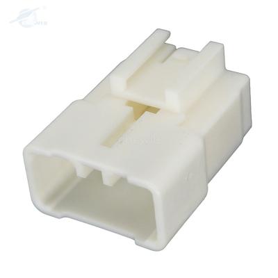 China 10 PIN Male Automotive White Automotive Wire To Wire Connectors 641059 for sale