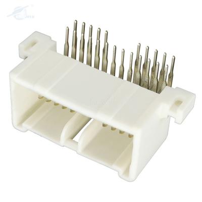 China 23 PIN Male Automotive White Automotive Wire To Wire Connectors 641875 for sale